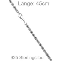 Jobo Kordelkette 4,3 mm Silber 925