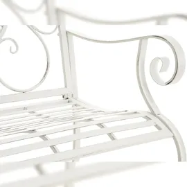 CLP Gartenstuhl Punjab Gartensessel 62 x 62 x 94 cm antik weiß 2 St.