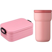 Mepal Ellipse + TAB Lunchset Kaffee Nordic Pink