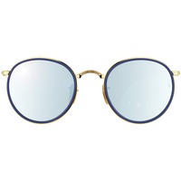 Ray Ban Round Folding RB3517 gold / silver flash
