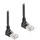DeLock 80281 RJ45 Cat.6A S/FTP Slim 90° oben - oben gewinkelt 1 m schwarz