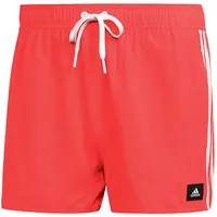 Adidas Herren 3-Stripes CLX Swim Shorts, App Solar Red, L