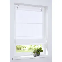 Rollos & More Raffrollo HEINE HOME Gr. 3, weiß, B:80cm H:140cm, Raffrollos,