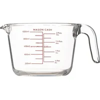Mason Cash Glas Messbecher 1l, Messbecher, Transparent