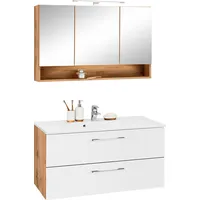 WELLTIME »Soria«, (2 St.), Waschplatz Breite 100 cm, Spiegelschrank