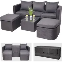 MCW MCW-J37 Garten-Lounge-Set anthrazit/dunkelgrau