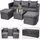 MCW MCW-J37 Garten-Lounge-Set anthrazit/dunkelgrau