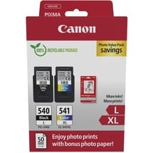 Canon PG-540L schwarz + CL-541XL CMYB