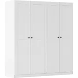 Rauch Drehtürenschrank YLVA 180 x 197 x 54 cm Weiß