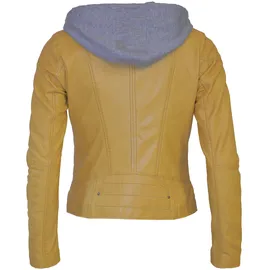 Maze Lederjacke 42021133 gelb