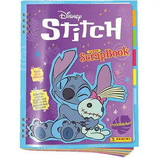 Panini Bücher-Adventskalender Disney Stitch - Super ScrapBook (2025) - Sammelsticker - 1 Sammelalbum
