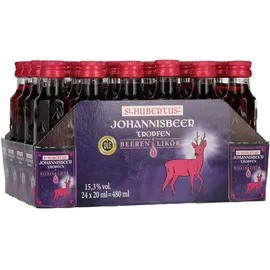 st. hubertus likör Johannisbeer Tropfen 15,3% Vol. 0,48 l