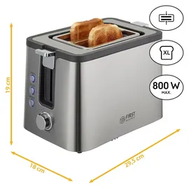 First Austria 2-Scheiben-Toaster Edelstahl