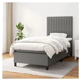 Lattenrost für Bett und Matratze, 90 x 190 cm, Dunkelgrau