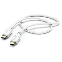 Hama USB Type-C Ladekabel Datenkabel 0,2m weiß