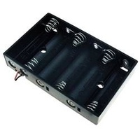 TRU COMPONENTS BH-364A Batteriehalter 6x Mignon (AA) Kabel