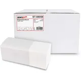 SemyTop Papierhandtücher, 2 -lagig, ZZ/V-Falz, 24.5 x 22 cm, hochweiss, 4000 Blatt, 1er Pack (1 x 1 Stück) ST-88058 weiß
