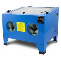 BITUXX Sandstrahlkabine 90 Liter Tisch Sandstrahlgerät