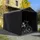 Costway Fahrradabdeckung 160x218x164cm Fahrradgarage mit aufrollbarer Reißverschlusstür grau