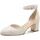 Marco Tozzi Damen Pumps weiches Feel Me Fußbett weiches Innenfutter Vegan Trendy, beige (Cream), 40 EU