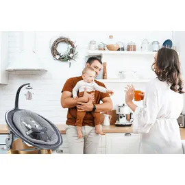 BabyGO Newborn Set Family Grau/Weiß inkl. Zubehör