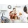 BabyGO Newborn Set Family Grau/Weiß inkl. Zubehör