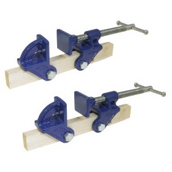 2 x Schraubstock mit unbegrenzter Spannbreite Backenweite 40 mm
