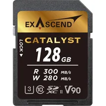 EXASCEND Catalyst SDXC 128 GB UHS-II, V90, 300/280 MB/s, Speicherkarte