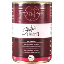 OEM Bio-Rind mit Quinoa Zucchini Süßkartoffel 410 g