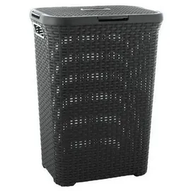 Curver Style 2045061 Kunststoff-Wäschekorb Anthrazit 40L
