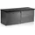 Plonos Gartenbox 143 x 57 x 53,5 cm Schwarz/Grau
