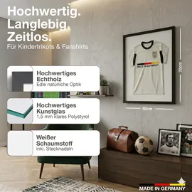 K-Möbel Trikotrahmen Premium Schwarz 50x70 cm 3er Set