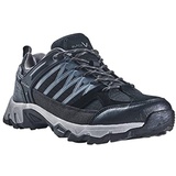 Black Crevice Herren Trekkingschuhe, Wasserdicht, Low, schwarz, 43
