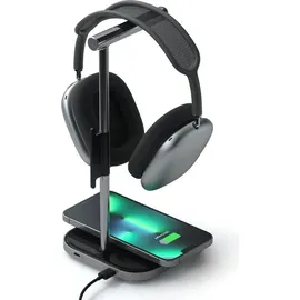 Satechi 2in1 Kopfhörer Stand mit Wireless Charger Space Grau