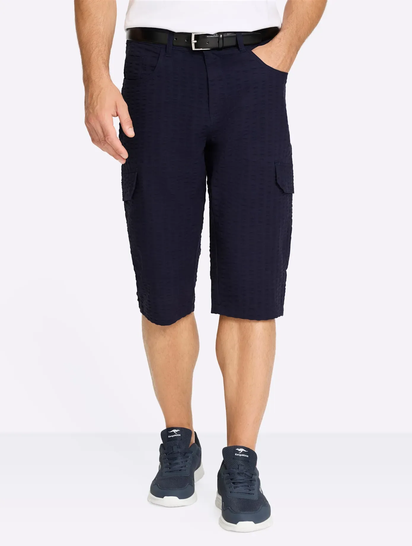 Bermudas CATAMARAN, Herren, Gr. 58, Normalgrößen, marine, 100% Baumwolle, unifarben, Hosen Bermudas