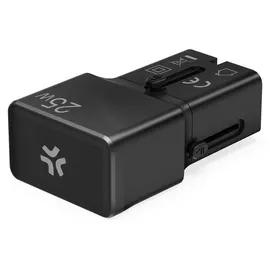 CELLY Universal-Reiseladegerät USB-A+C 25 W - Schwarz