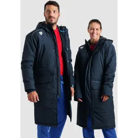 Arena Parka Unisex Einfarbig - Navy - XL
