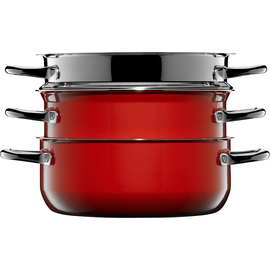 WMF Fusiontec Compact Topf-Set 3-tlg. Bratentopf + Fleischtopf + Dämpfereinsatz