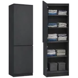 home collective Kleiderschrank 50 x 40 x 180 cm Anthrazit