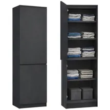 home collective Kleiderschrank 50 x 40 x 180 cm Anthrazit