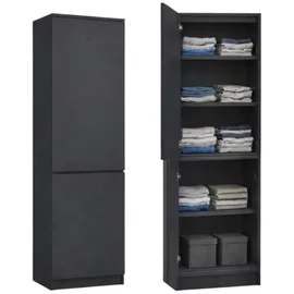 home collective Kleiderschrank 50 x 40 x 180 cm Anthrazit