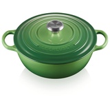 Le Creuset Signature La Marmite Bräter 26 cm bamboo green