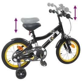 vidaXL Kinderfahrrad 16 Zoll schwarz