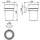 Kludi VELA S Glashalter 2597539 mattschwarz