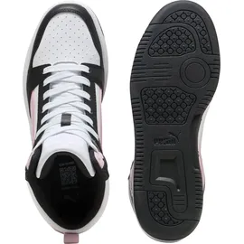 Puma Unisex Rebound V6 Sneaker, White-Rose Mauve Black, 37.5