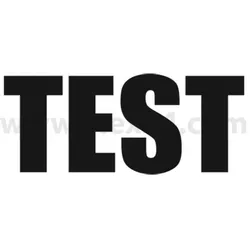 BSOKJ128 Georg Schlegel Bezeichnungsschild Bezeichnung in deutsch TEST weiß - 1 Stück