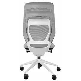 FM Helmets fm Bürostuhl Asiento, 4260761570266 Stoff grau, Gestell grau