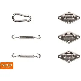 Siena Garden Befestigungs-Set Solino Silber dreieckig