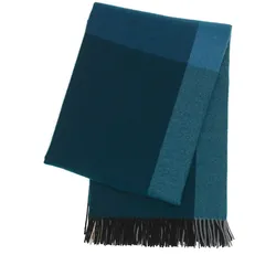 Vitra - Colour Block Decke, schwarz/ blau