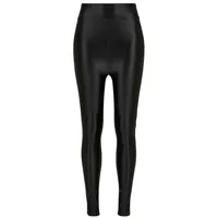 URBAN CLASSICS Shiny Metallic Leggings - Black - 3XL